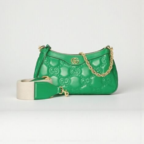 Gucci GG Matelasse Handbag - Green