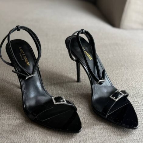YSL Claude Patent Leather Heels