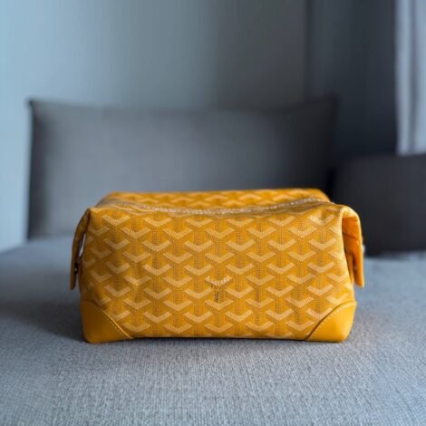 Goyard Bowling 25 Toiletry Bag – Yellow