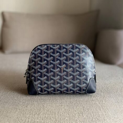 Goyard Vendôme Cosmetic Pouch – Navy Blue
