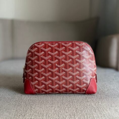 Goyard Vendôme Cosmetic Pouch – Red