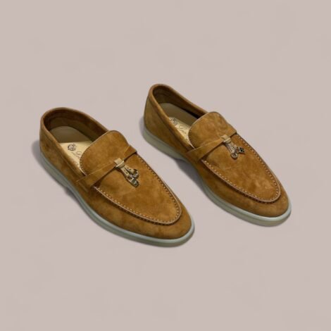 Summer Charms Walk Loafer Suede - Golden Brown