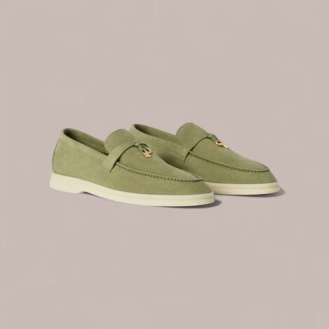 Summer Charms Walk Loafer Suede - Tea Room